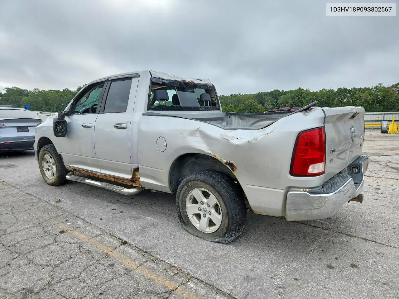 2009 DODGE RAM VIN 1D3HV18P09S802567 — фото 2
