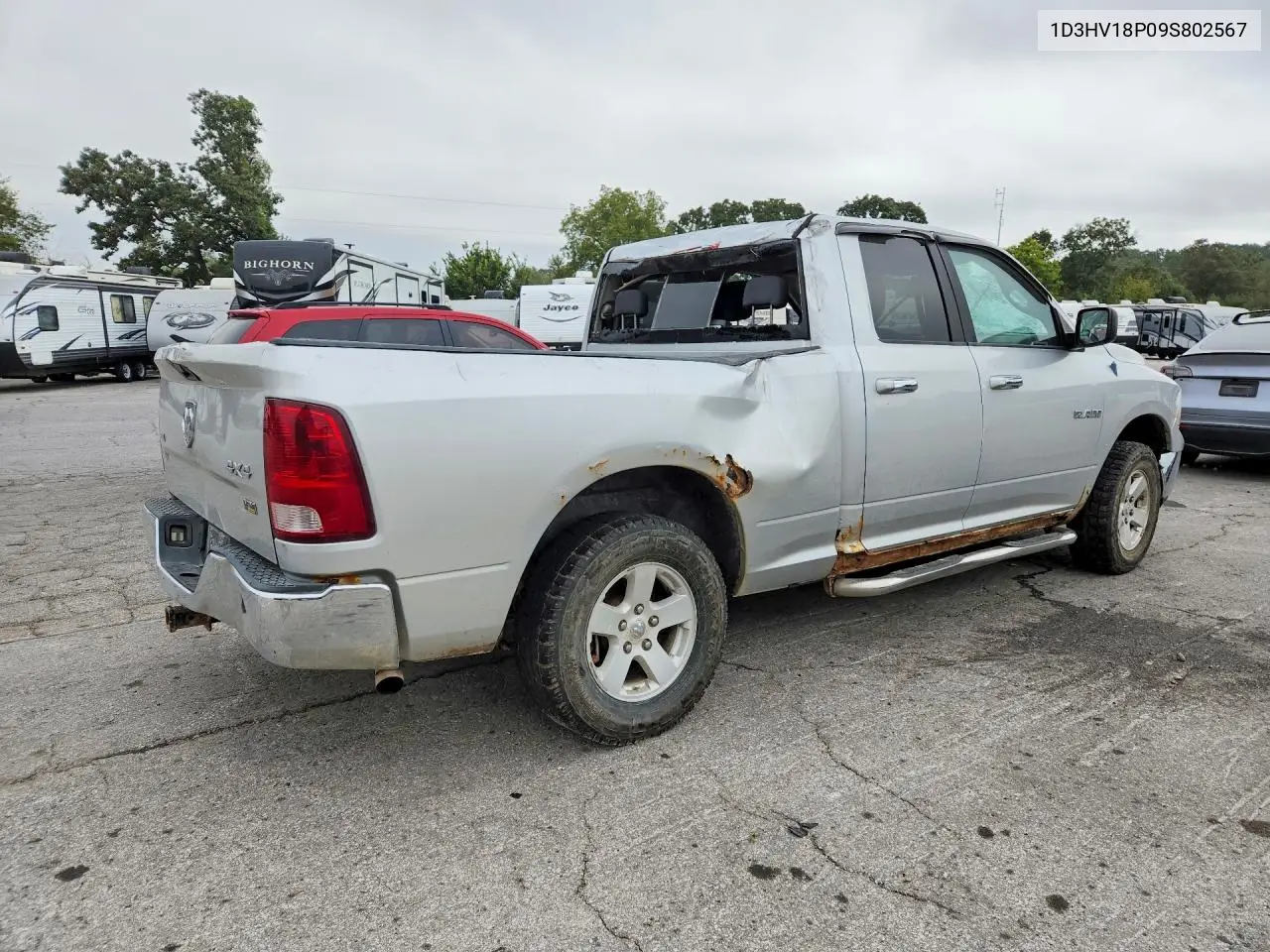 2009 DODGE RAM VIN 1D3HV18P09S802567 — фото 3