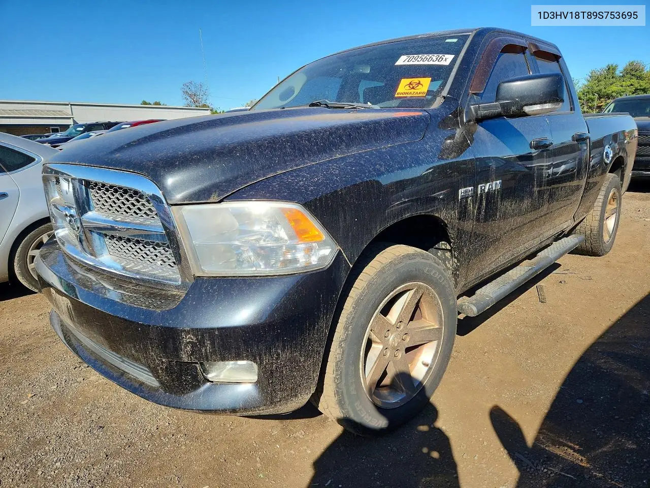 DODGE RAM 2009, VIN 1D3HV18T89S753695