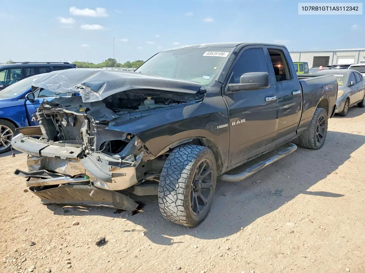 DODGE RAM 2010, VIN 1D7RB1GT1AS112342