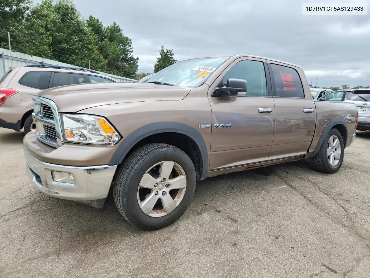 DODGE RAM 2010, VIN 1D7RV1CT5AS129433