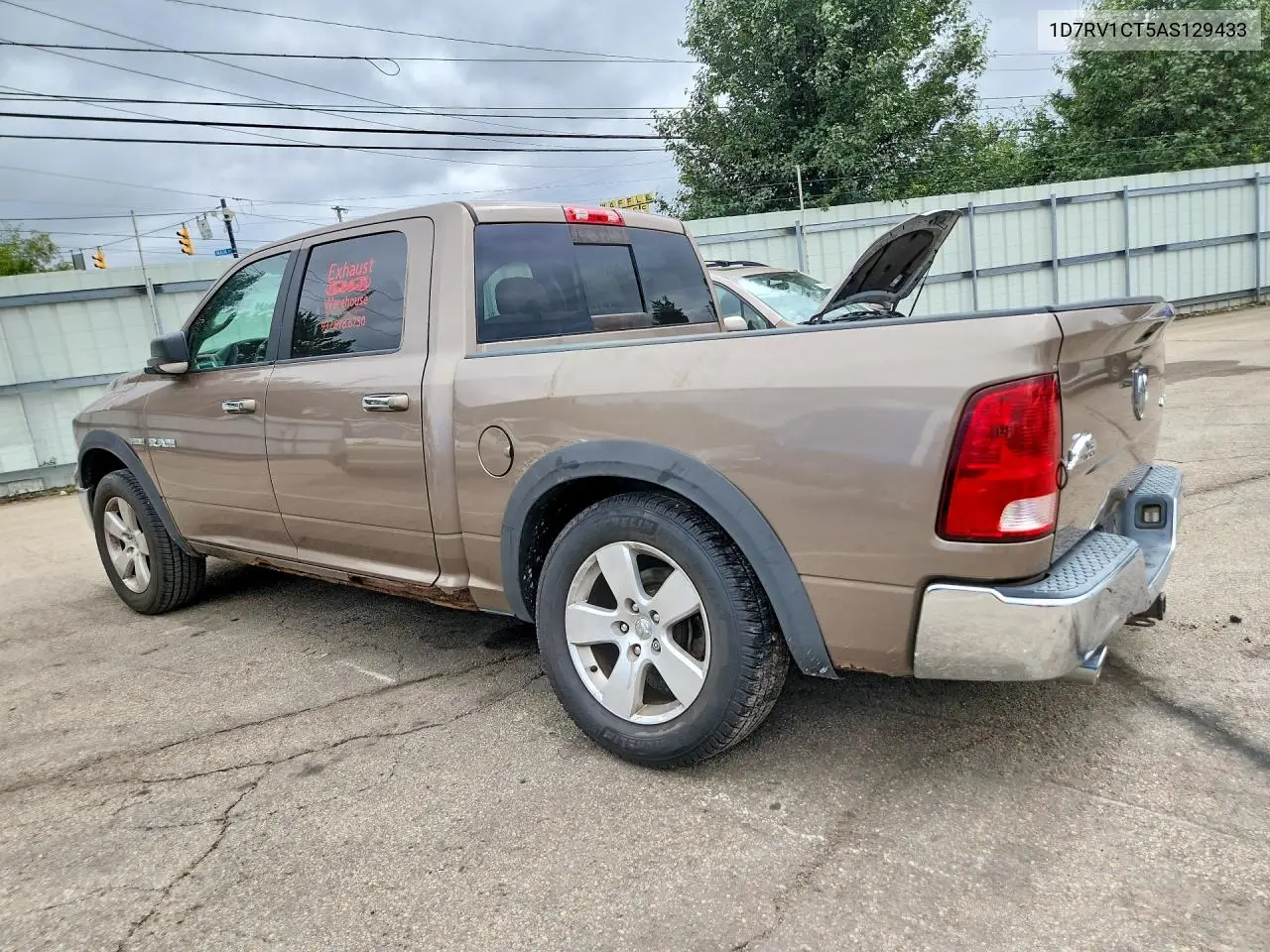 2010 DODGE RAM VIN 1D7RV1CT5AS129433 — фото 2