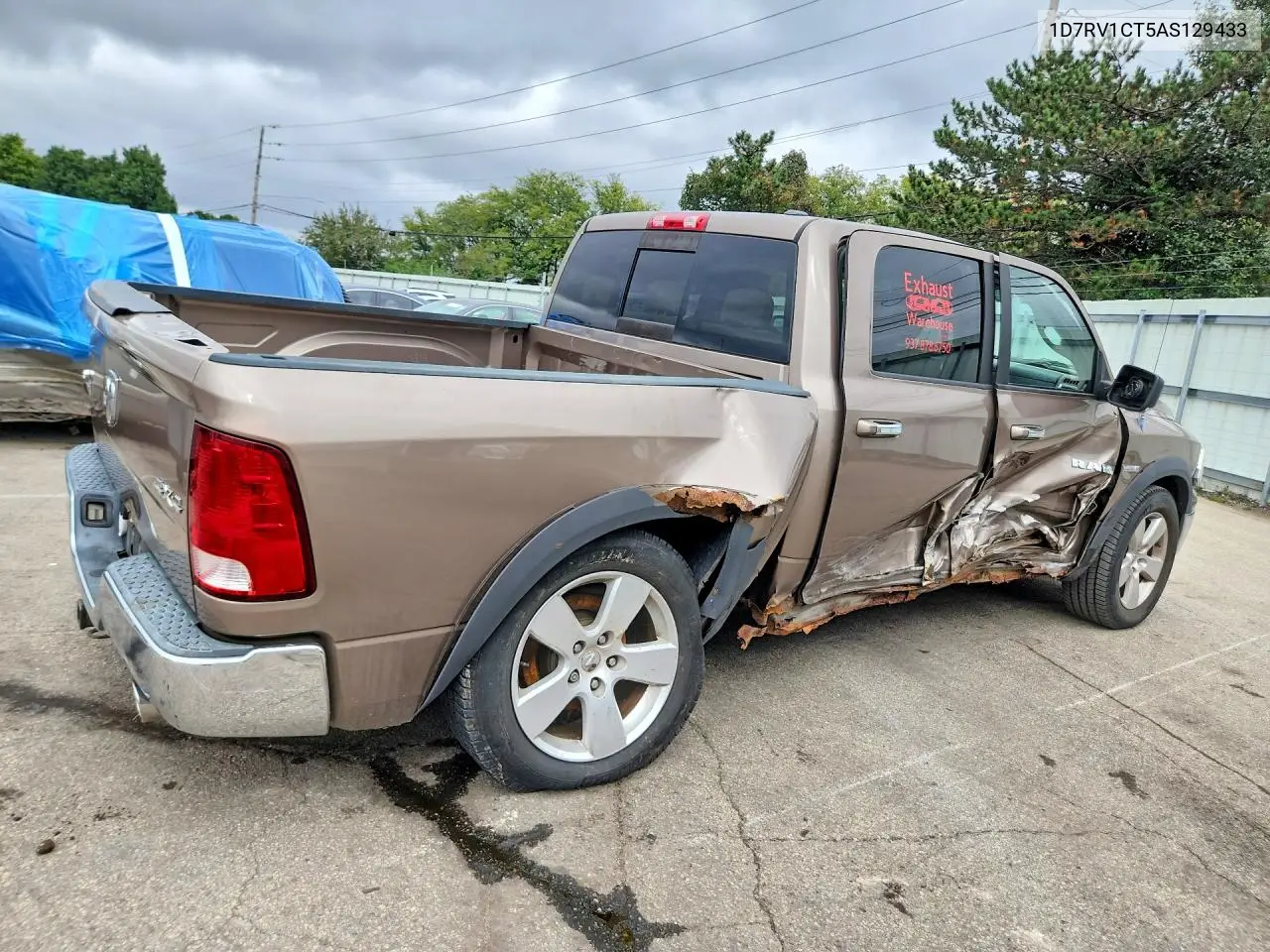 2010 DODGE RAM VIN 1D7RV1CT5AS129433 — фото 3