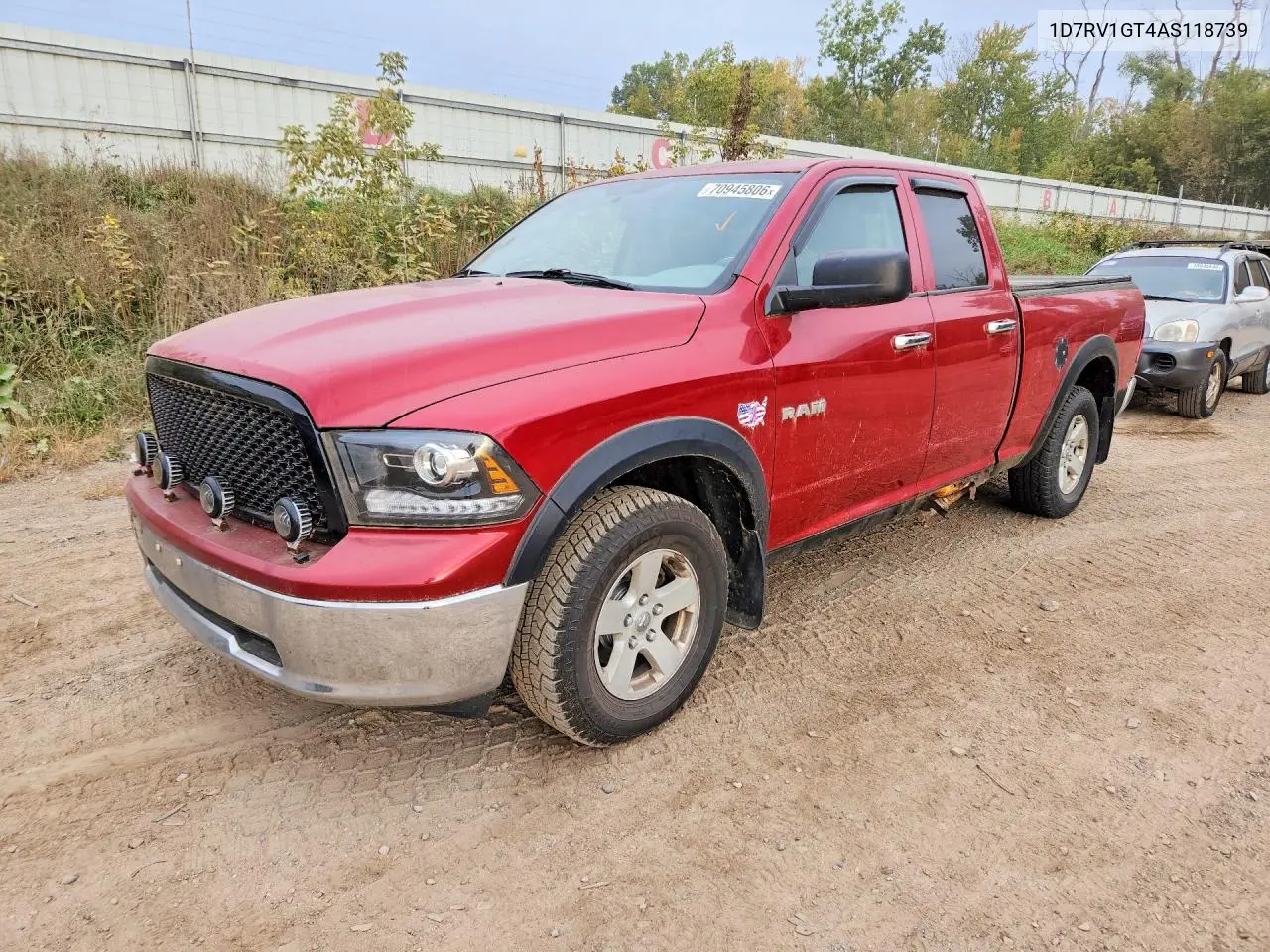 DODGE RAM 2010, VIN 1D7RV1GT4AS118739