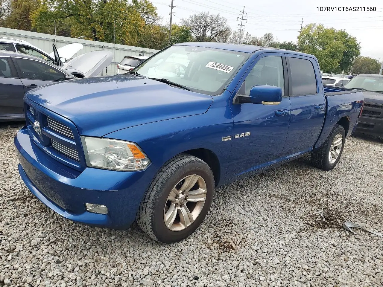 DODGE RAM 2010, VIN 1D7RV1CT6AS211560