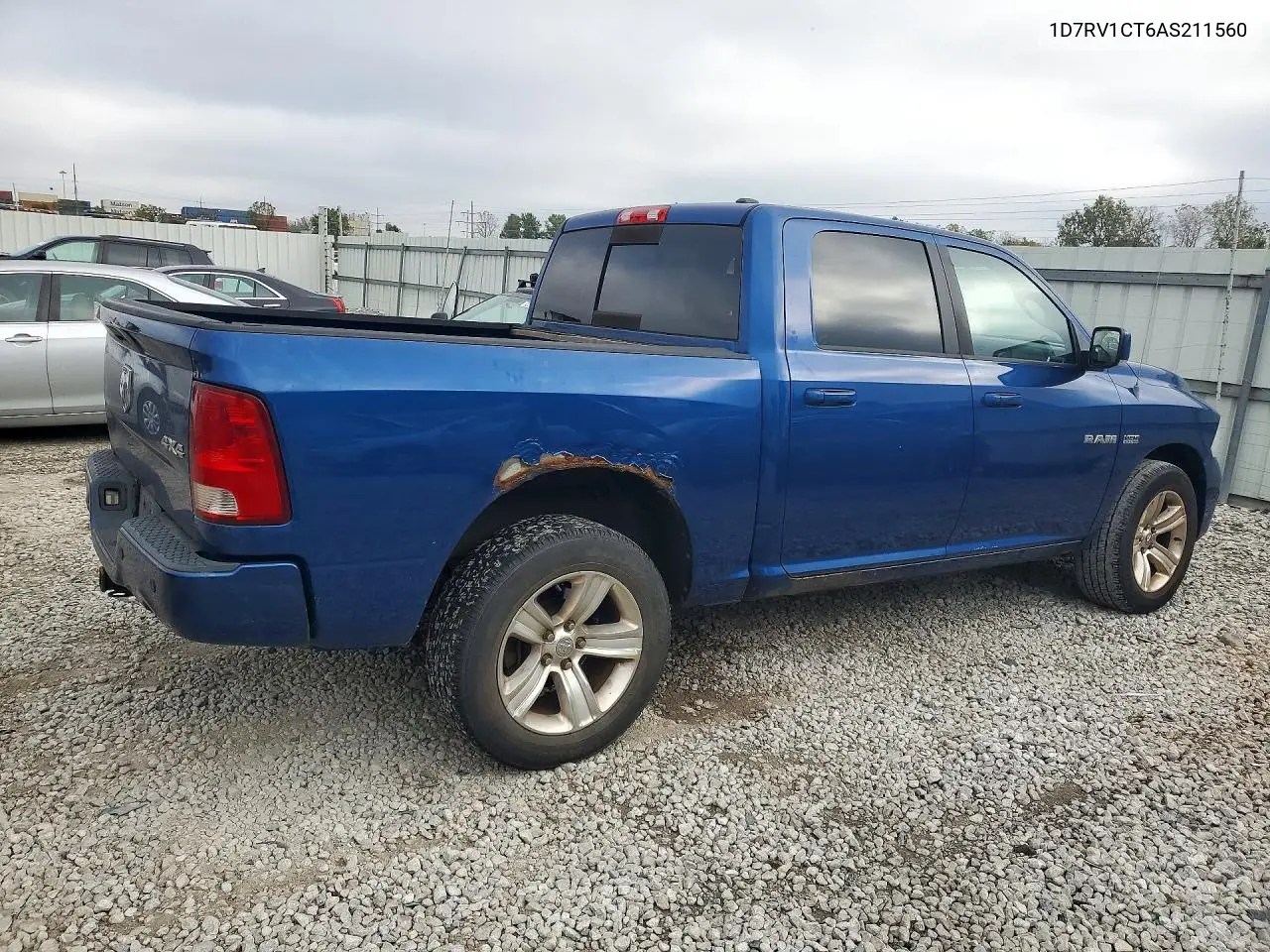 2010 DODGE RAM VIN 1D7RV1CT6AS211560 — фото 3