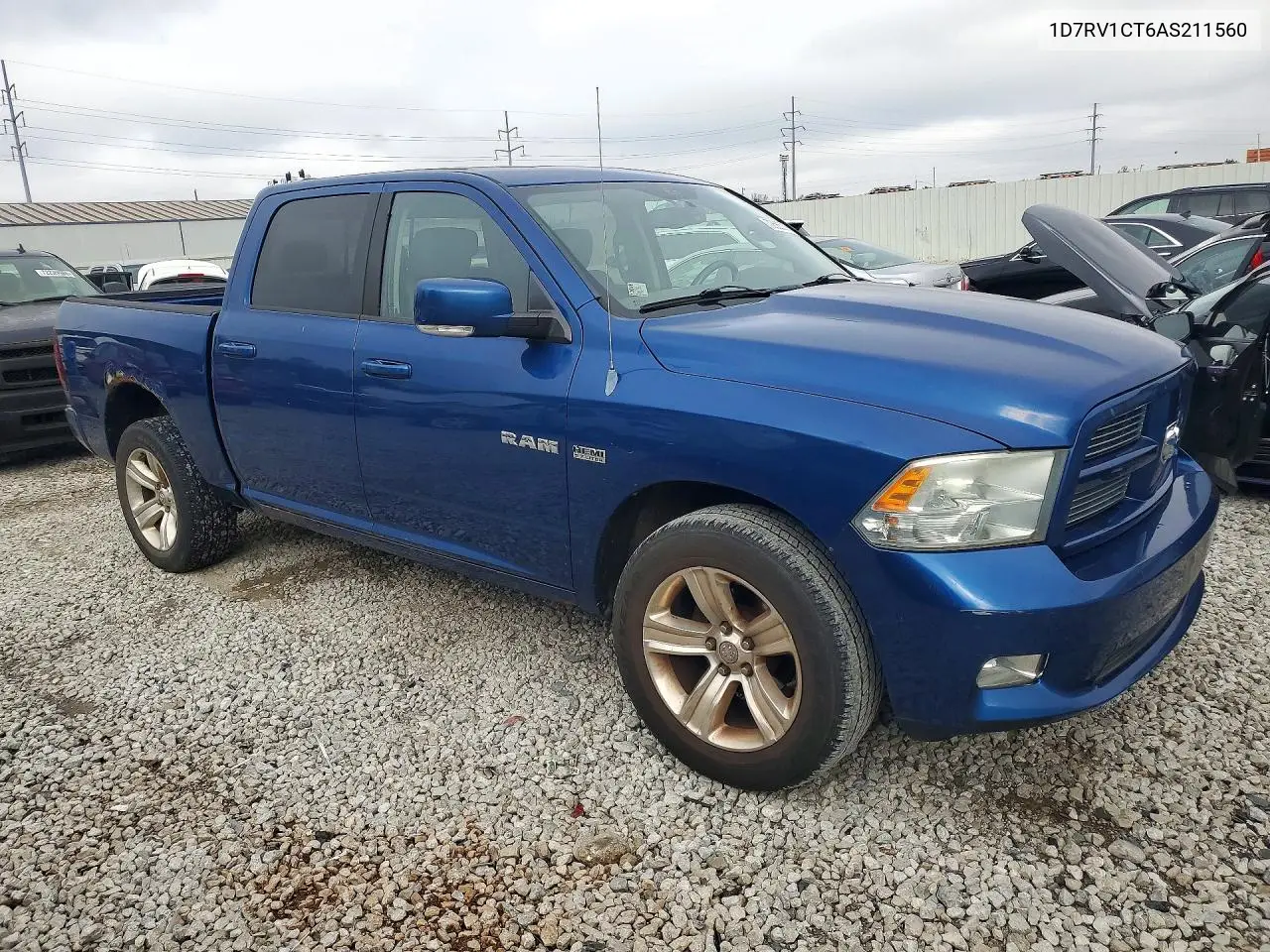 2010 DODGE RAM VIN 1D7RV1CT6AS211560 — фото 4