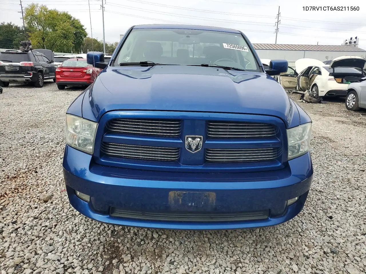 2010 DODGE RAM VIN 1D7RV1CT6AS211560 — фото 5