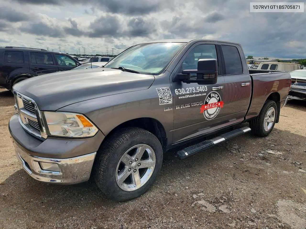DODGE RAM 2011, VIN 1D7RV1GT1BS705871