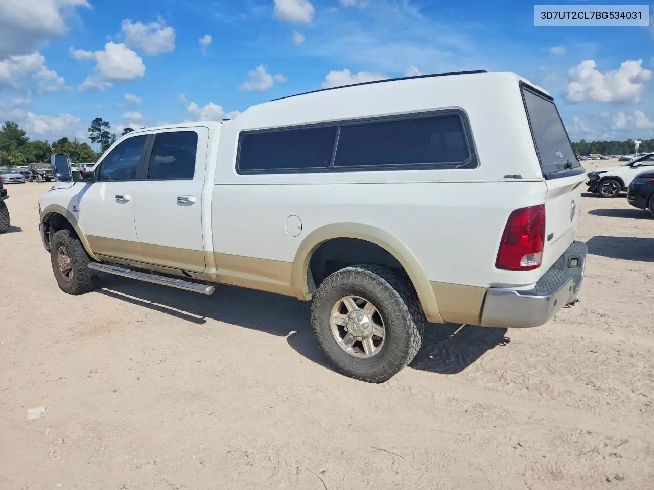 2011 DODGE RAM VIN 3D7UT2CL7BG534031 — фото 2