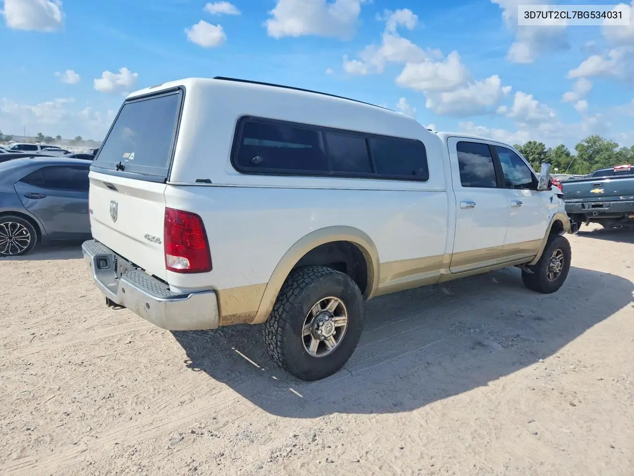 2011 DODGE RAM VIN 3D7UT2CL7BG534031 — фото 3