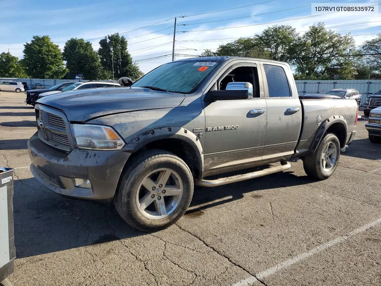 DODGE RAM 2011, VIN 1D7RV1GT0BS535972
