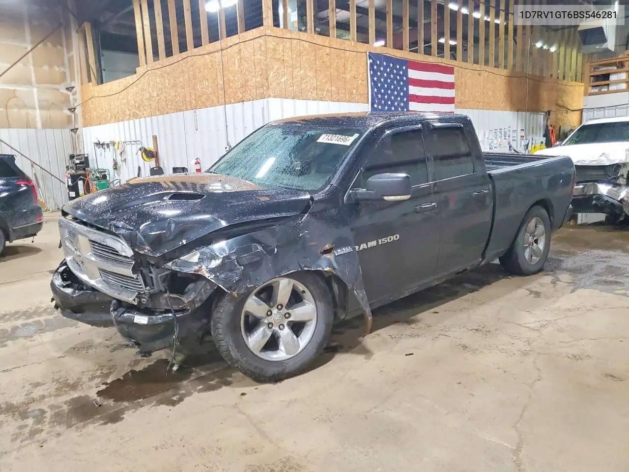 DODGE RAM 2011, VIN 1D7RV1GT6BS546281