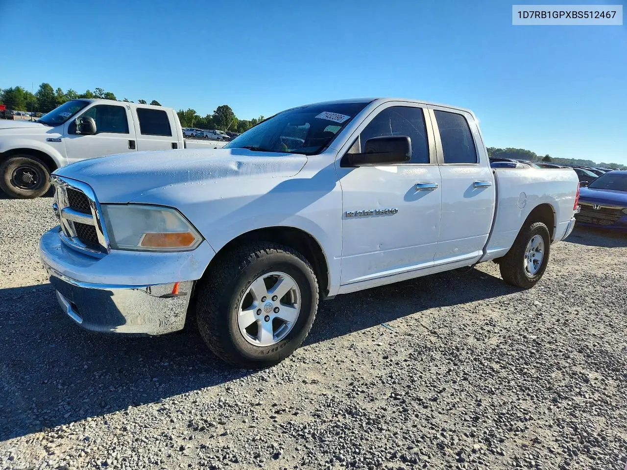 DODGE RAM 2011, VIN 1D7RB1GPXBS512467