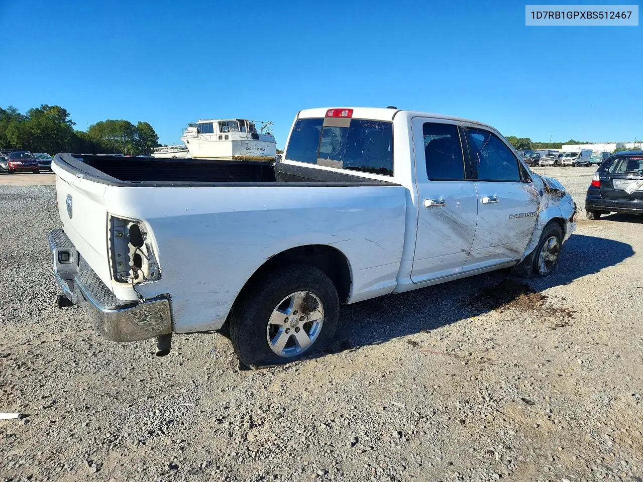 2011 DODGE RAM VIN 1D7RB1GPXBS512467 — фото 3