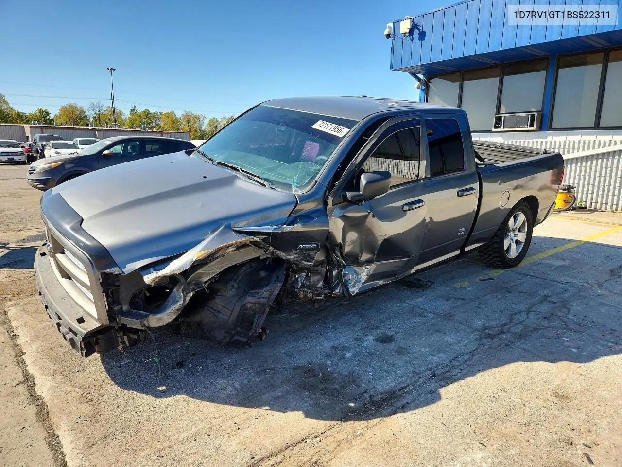 DODGE RAM 2011, VIN 1D7RV1GT1BS522311