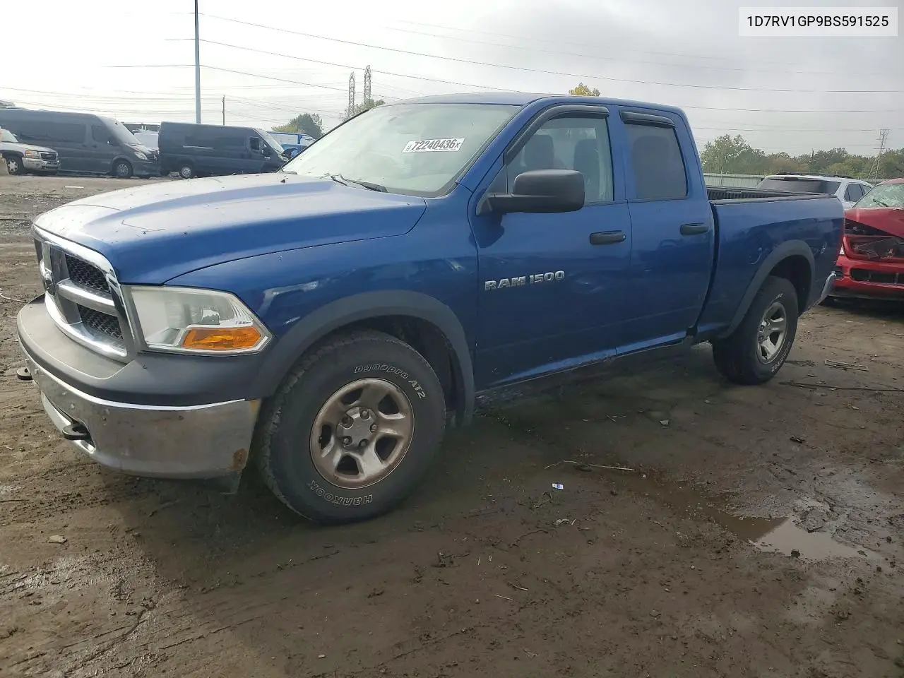 DODGE RAM 2011, VIN 1D7RV1GP9BS591525