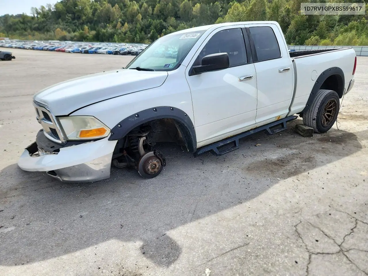 DODGE RAM 2011, VIN 1D7RV1GPXBS599617