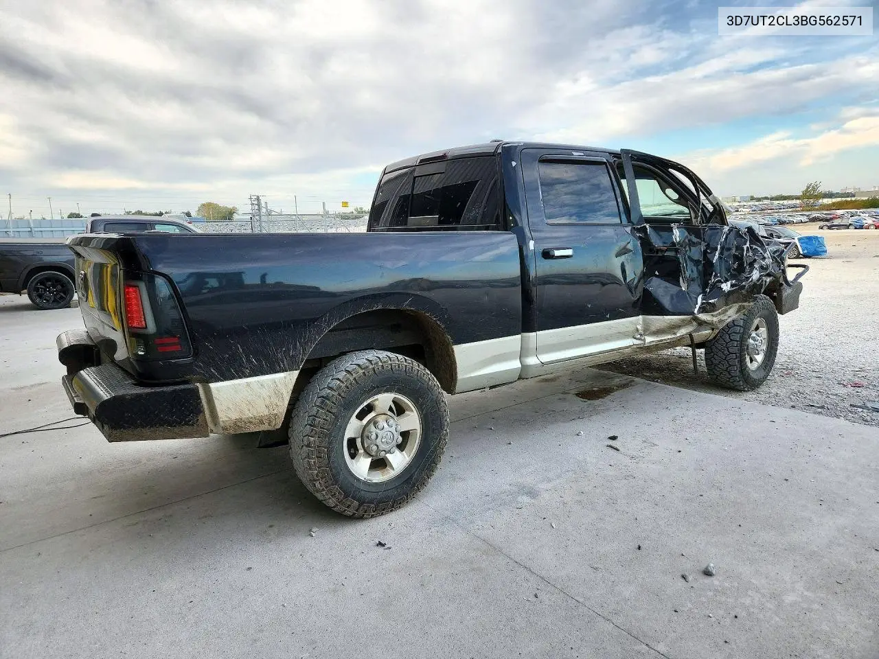 2011 DODGE RAM VIN 3D7UT2CL3BG562571 — фото 3