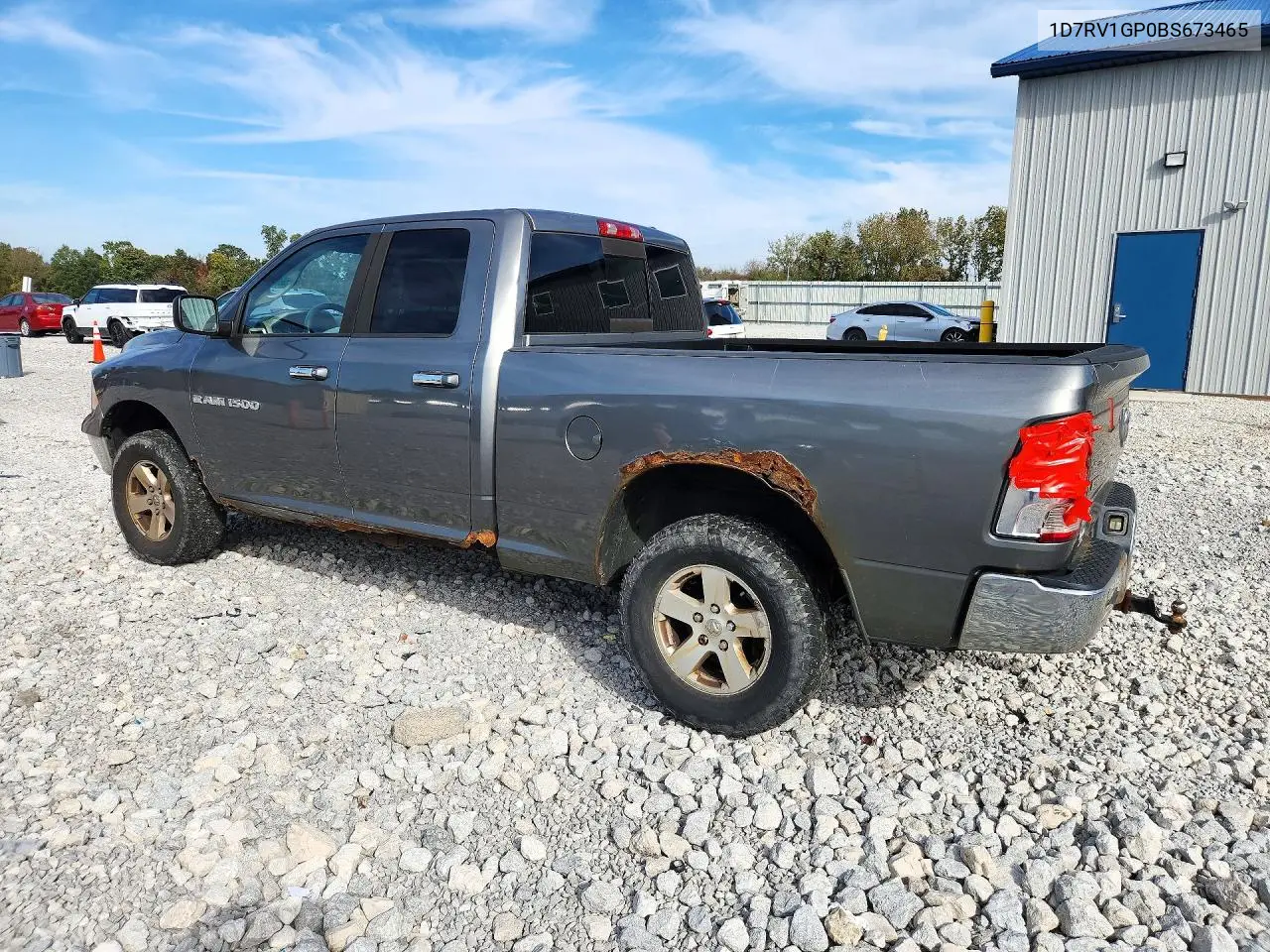 2011 DODGE RAM VIN 1D7RV1GP0BS673465 — фото 2