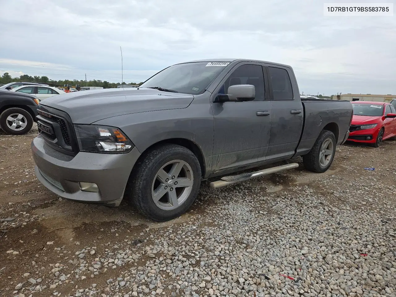 DODGE RAM 2011, VIN 1D7RB1GT9BS583785