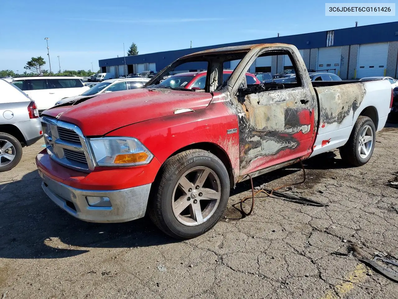 DODGE RAM 2012, VIN 3C6JD6ET6CG161426