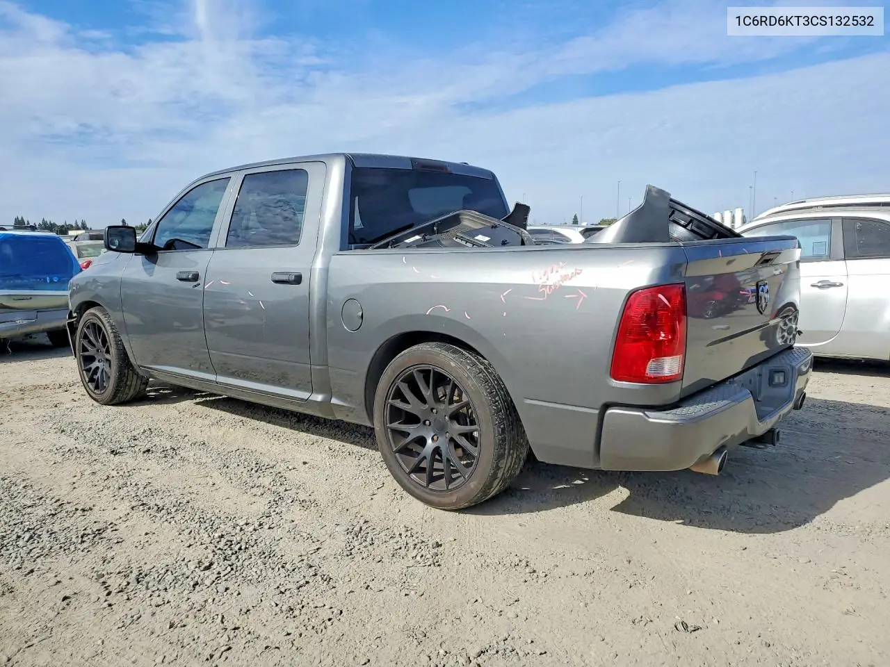 2012 DODGE RAM VIN 1C6RD6KT3CS132532 — фото 2