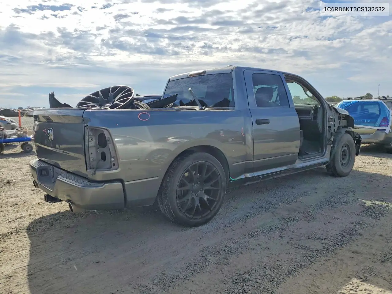 2012 DODGE RAM VIN 1C6RD6KT3CS132532 — фото 3