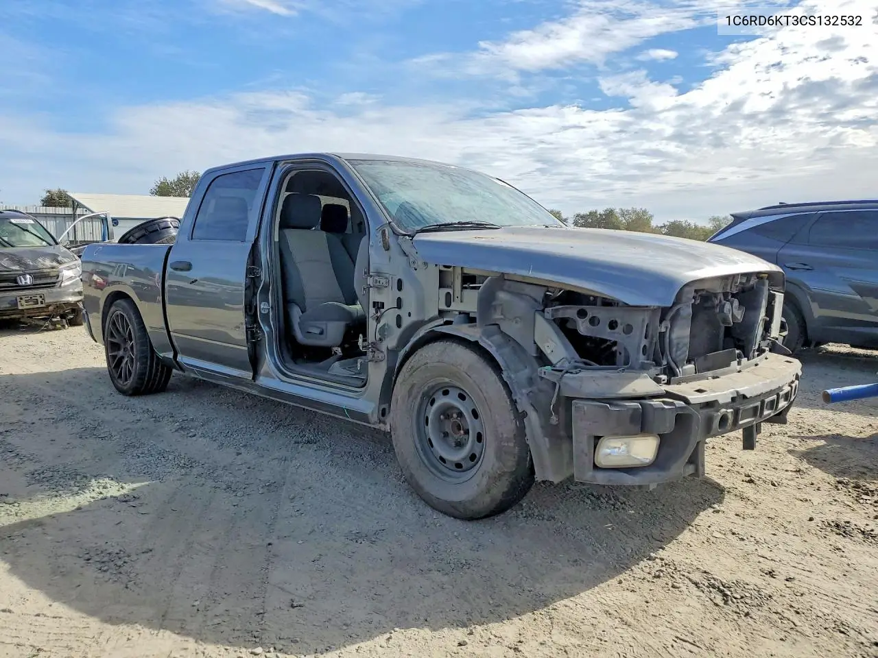 2012 DODGE RAM VIN 1C6RD6KT3CS132532 — фото 4