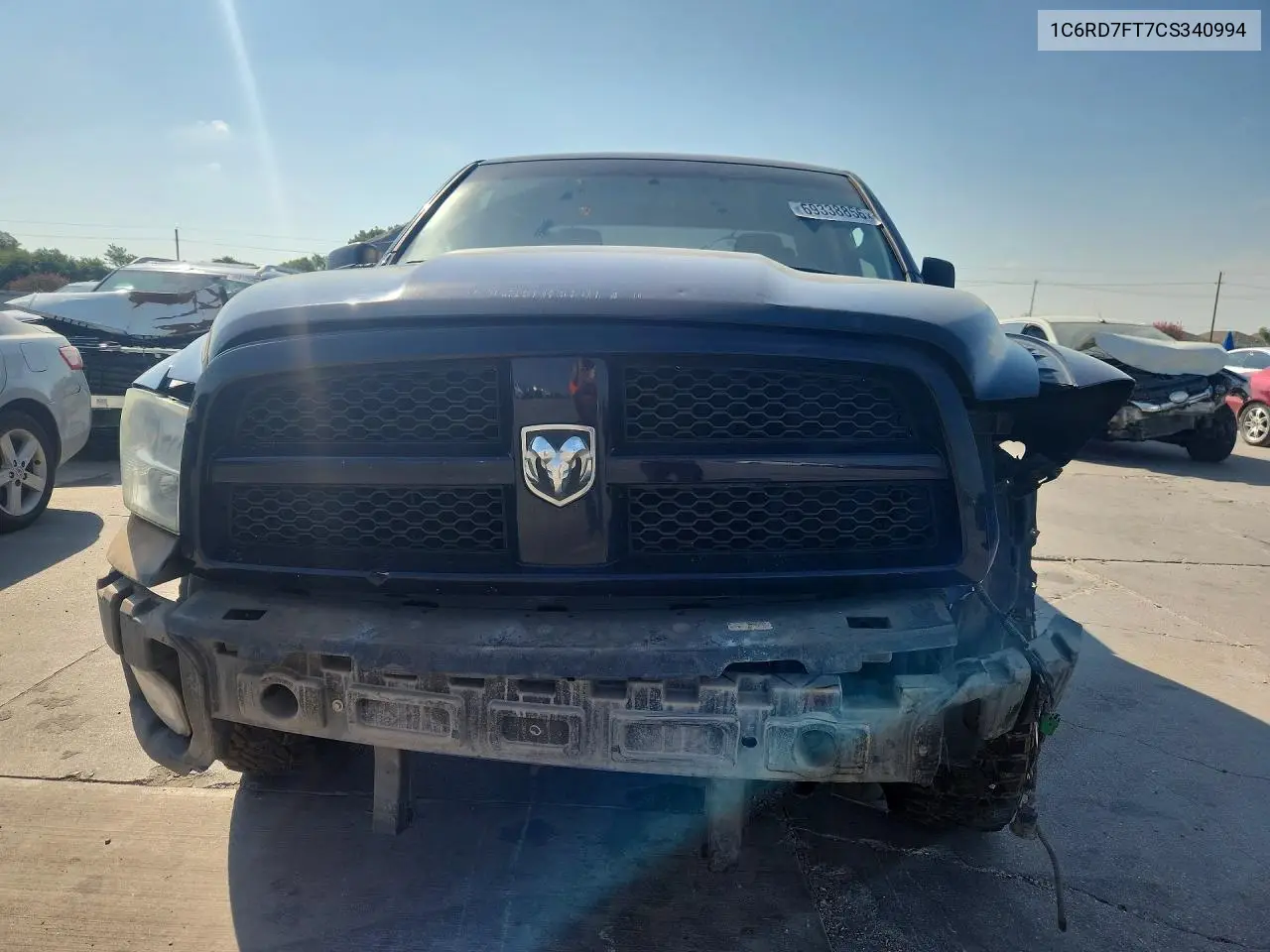 2012 DODGE RAM VIN 1C6RD7FT7CS340994 — фото 5