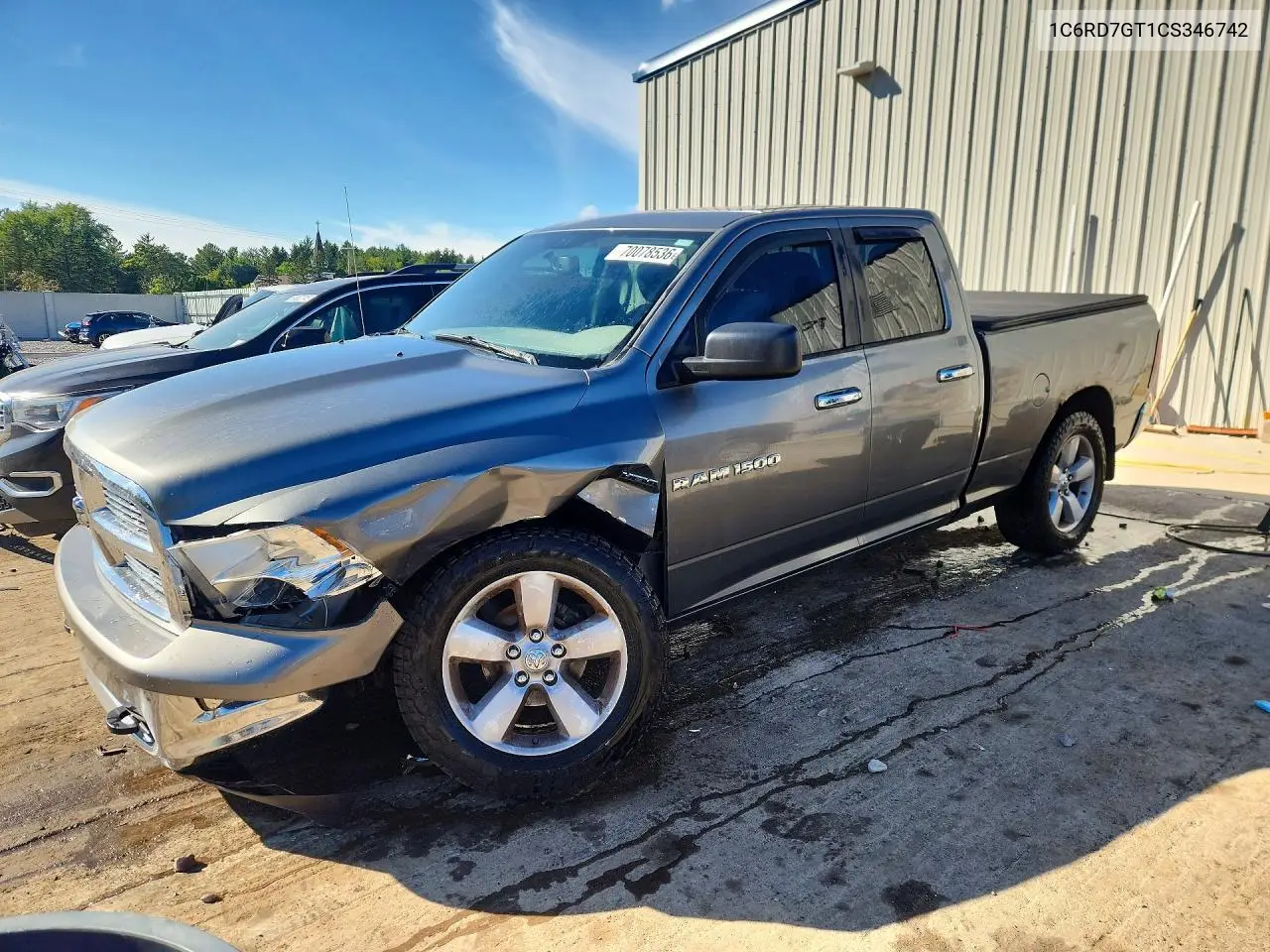 DODGE RAM 2012, VIN 1C6RD7GT1CS346742