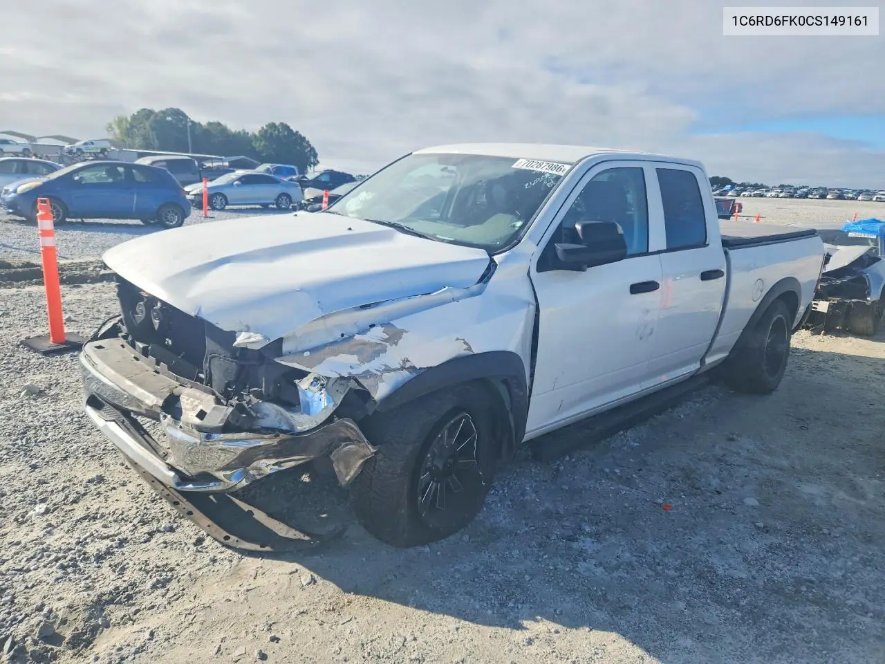 DODGE RAM 2012, VIN 1C6RD6FK0CS149161