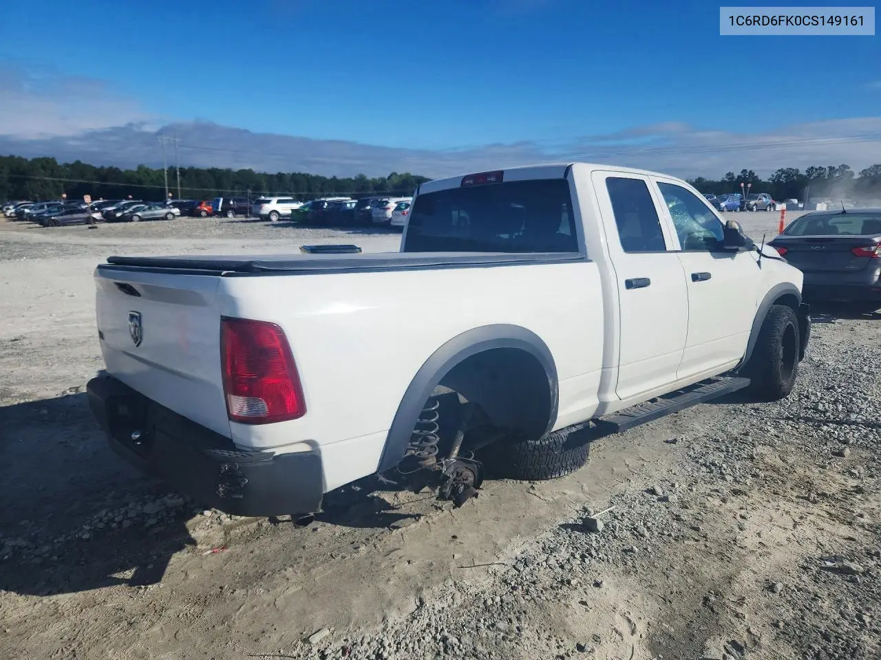 2012 DODGE RAM VIN 1C6RD6FK0CS149161 — фото 3