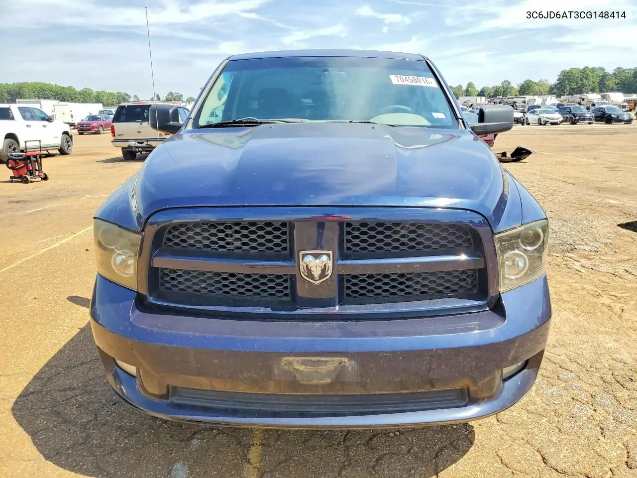 2012 DODGE RAM VIN 3C6JD6AT3CG148414 — фото 5