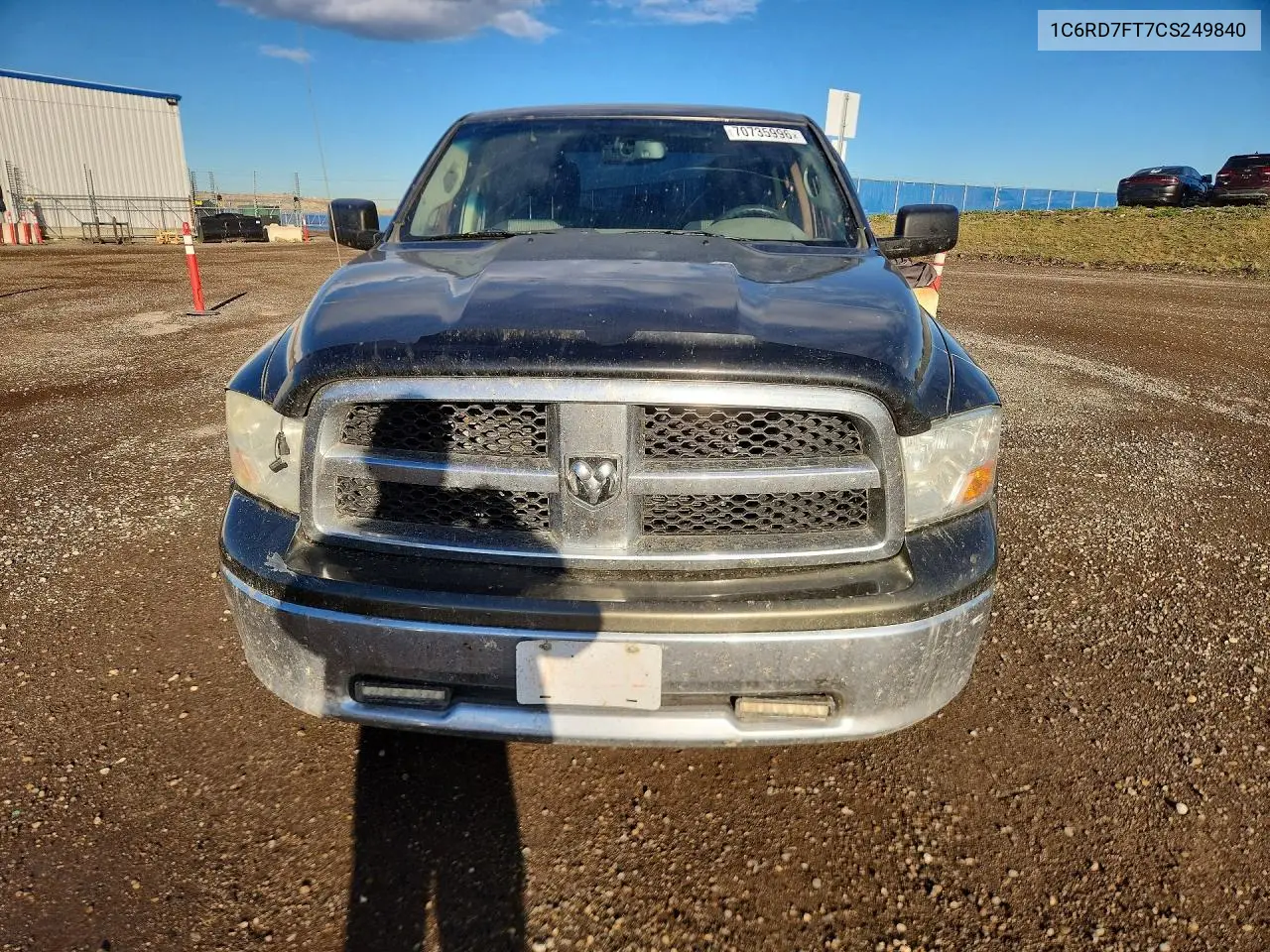 2012 DODGE RAM VIN 1C6RD7FT7CS249840 — фото 5
