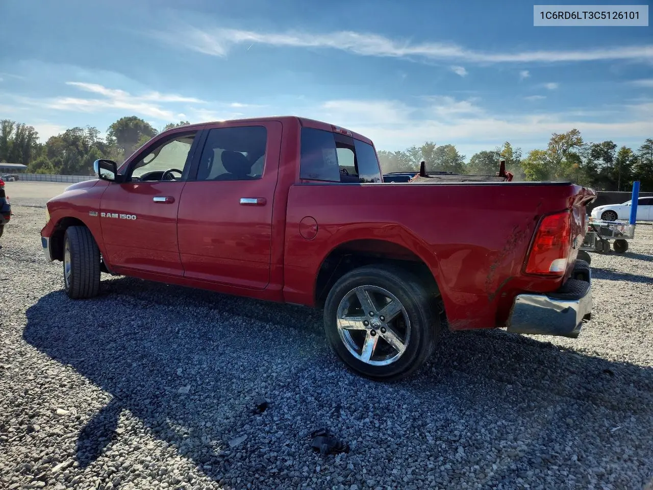 2012 DODGE RAM VIN 1C6RD6LT3CS126101 — фото 2