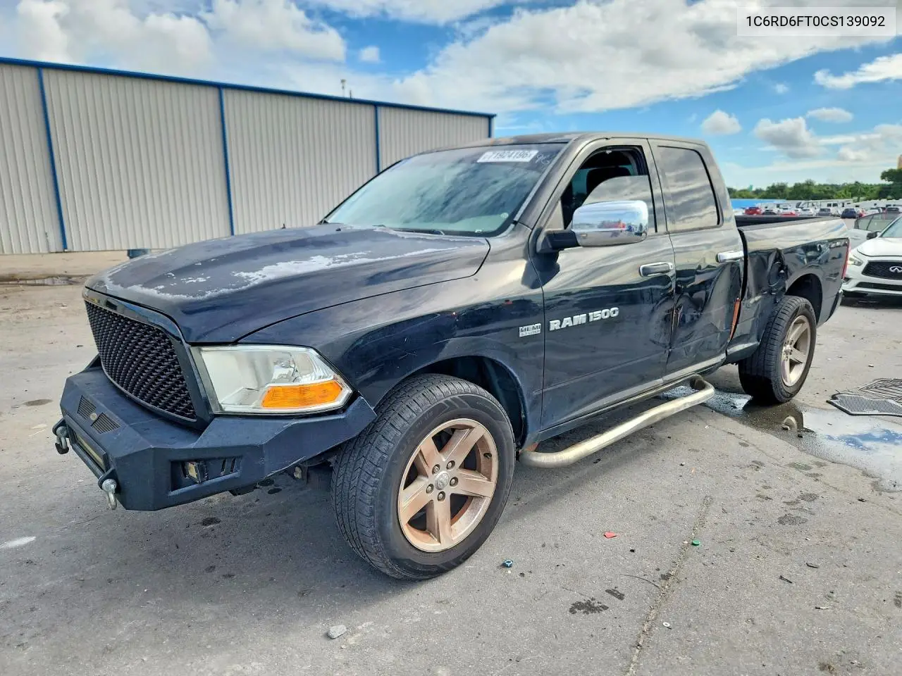 DODGE RAM 2012, VIN 1C6RD6FT0CS139092