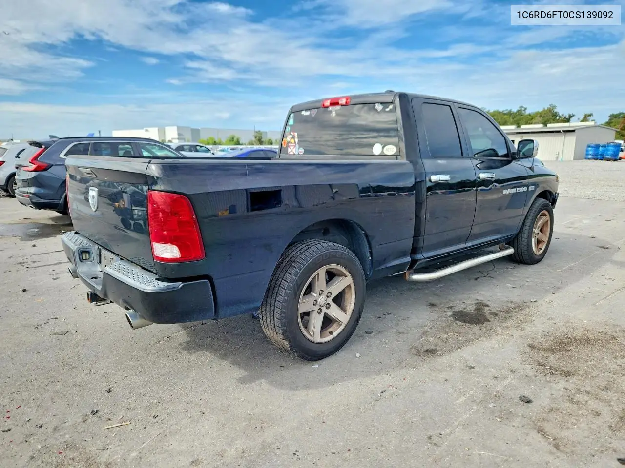 2012 DODGE RAM VIN 1C6RD6FT0CS139092 — фото 3