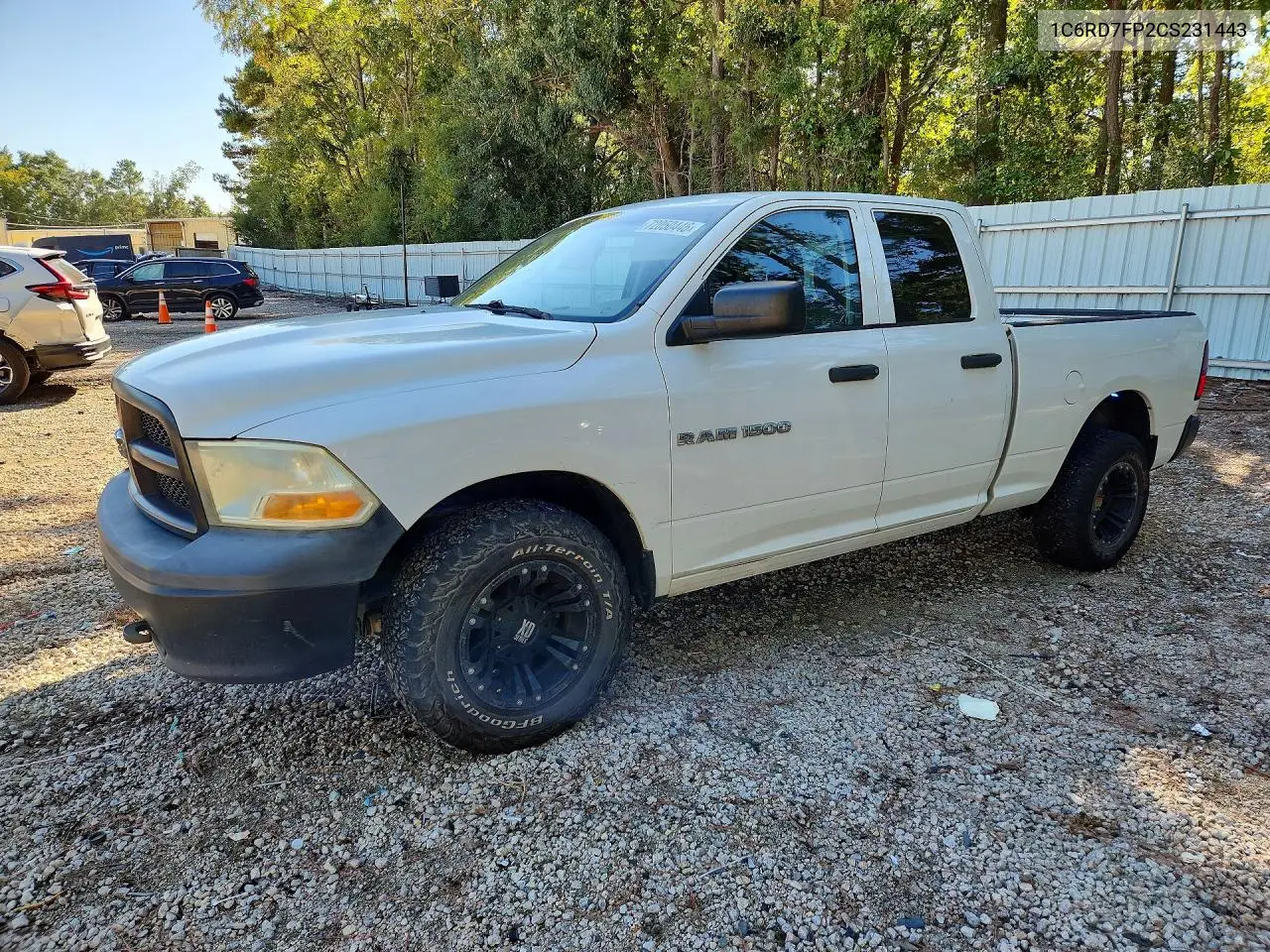 DODGE RAM 2012, VIN 1C6RD7FP2CS231443