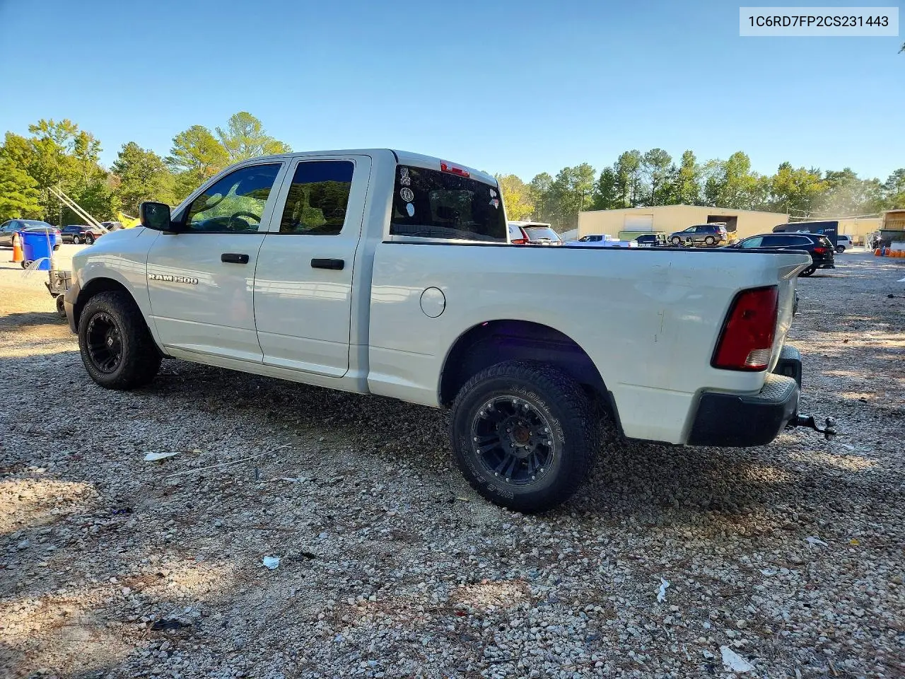 2012 DODGE RAM VIN 1C6RD7FP2CS231443 — фото 2