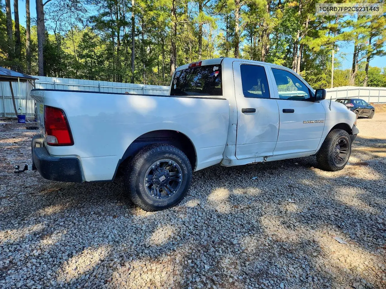 2012 DODGE RAM VIN 1C6RD7FP2CS231443 — фото 3