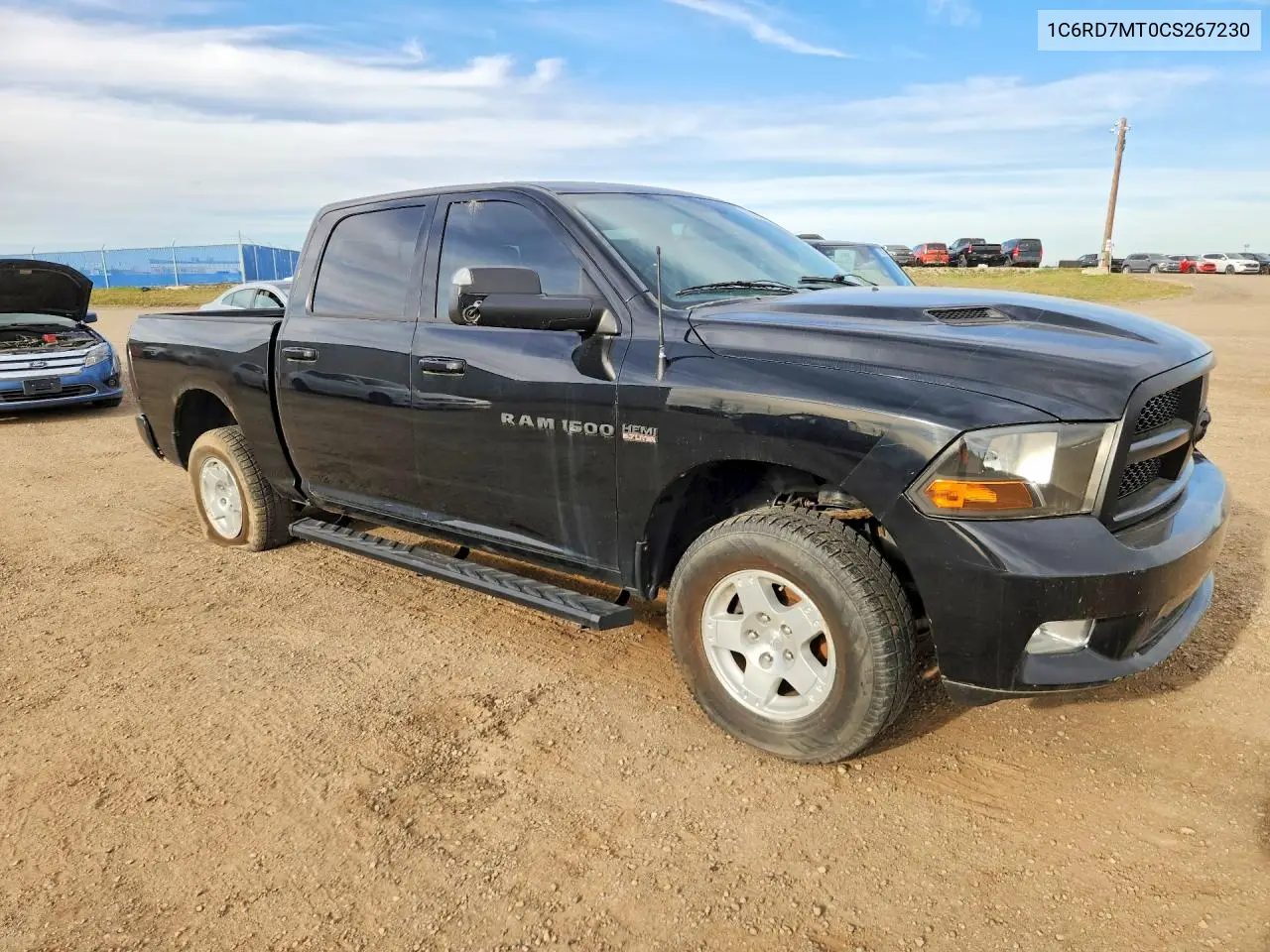 2012 DODGE RAM VIN 1C6RD7MT0CS267230 — фото 4