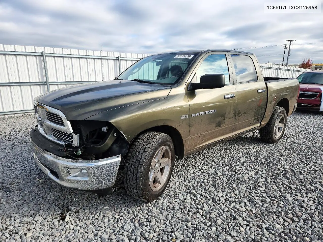 DODGE RAM 2012, VIN 1C6RD7LTXCS125968