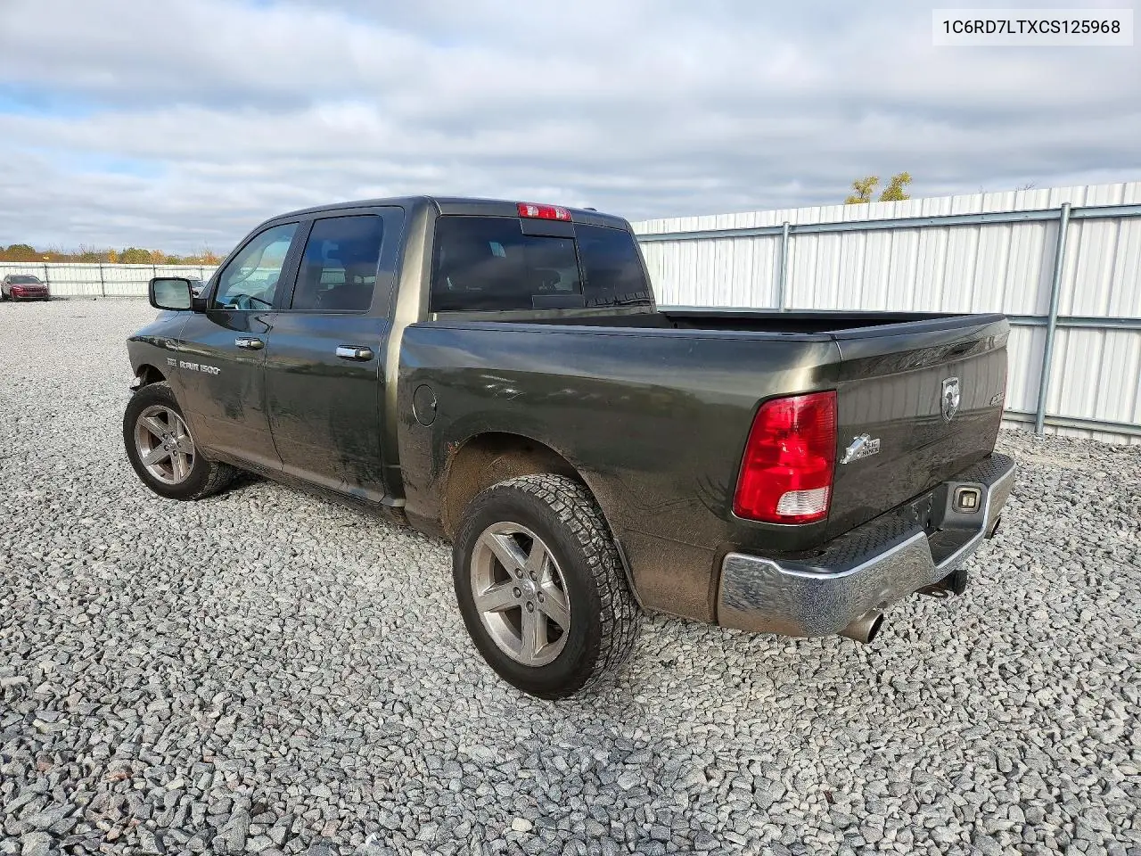 2012 DODGE RAM VIN 1C6RD7LTXCS125968 — фото 2