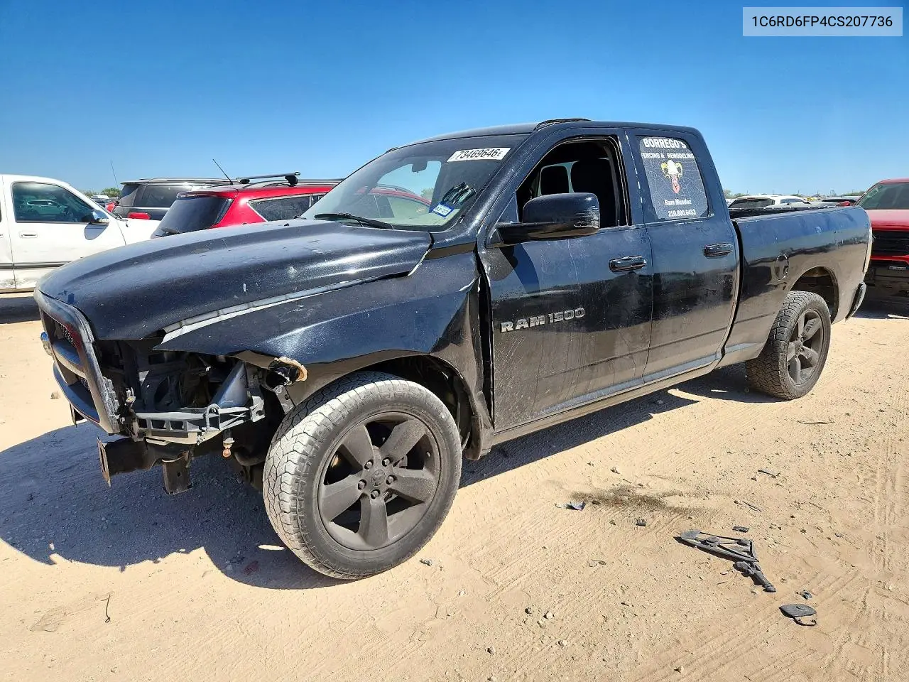 DODGE RAM 2012, VIN 1C6RD6FP4CS207736
