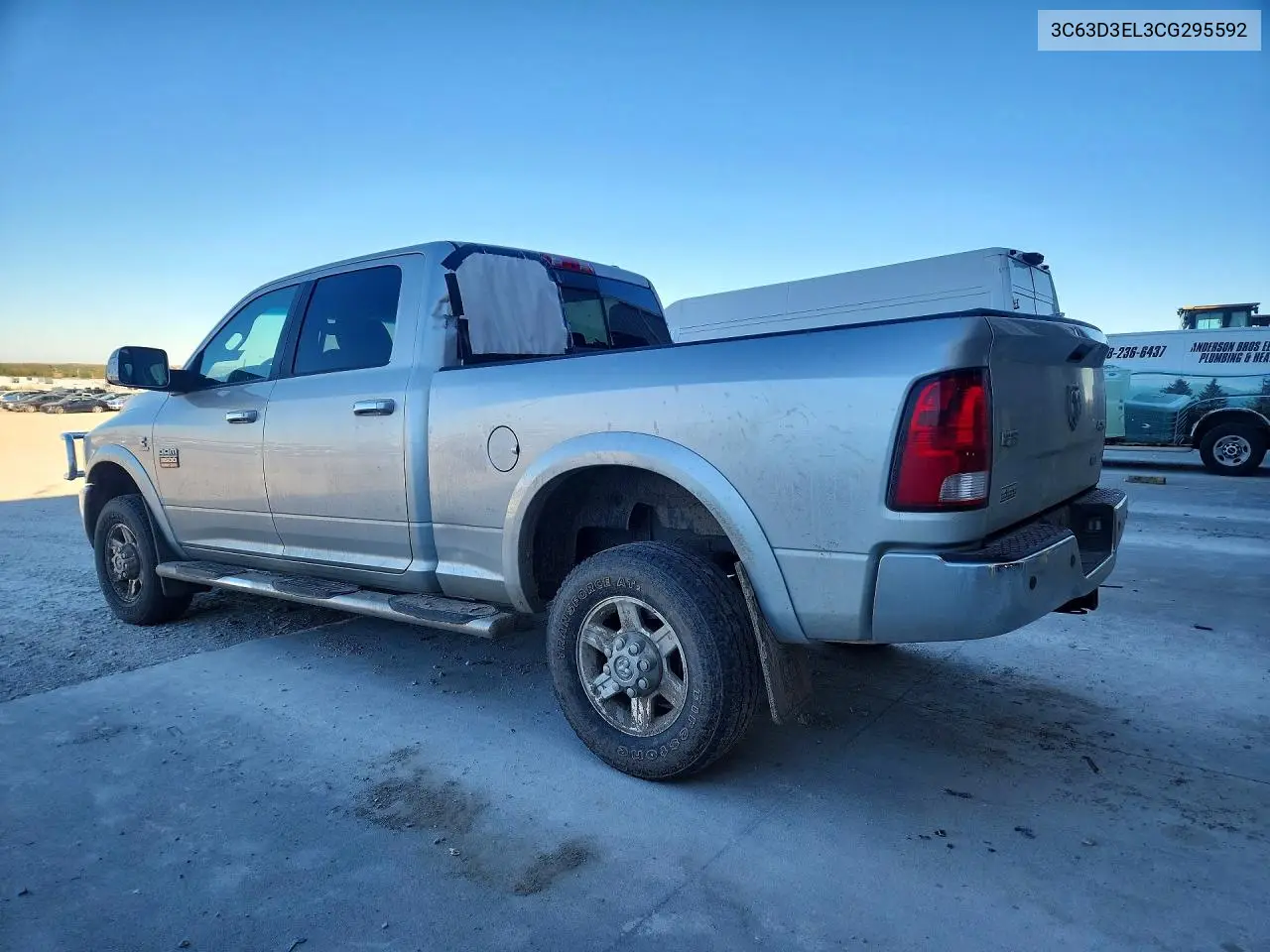 2012 DODGE RAM VIN 3C63D3EL3CG295592 — фото 2
