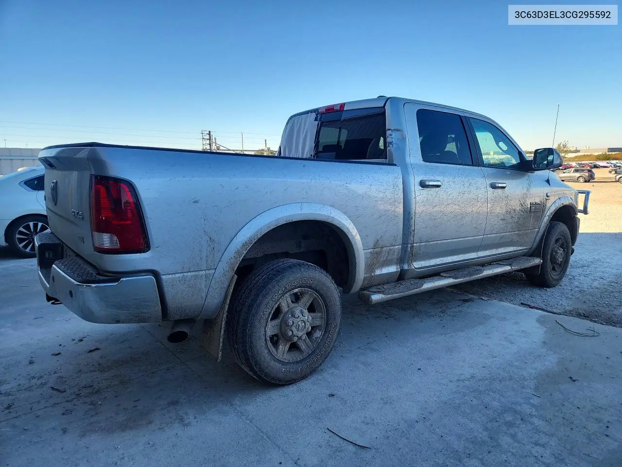 2012 DODGE RAM VIN 3C63D3EL3CG295592 — фото 3