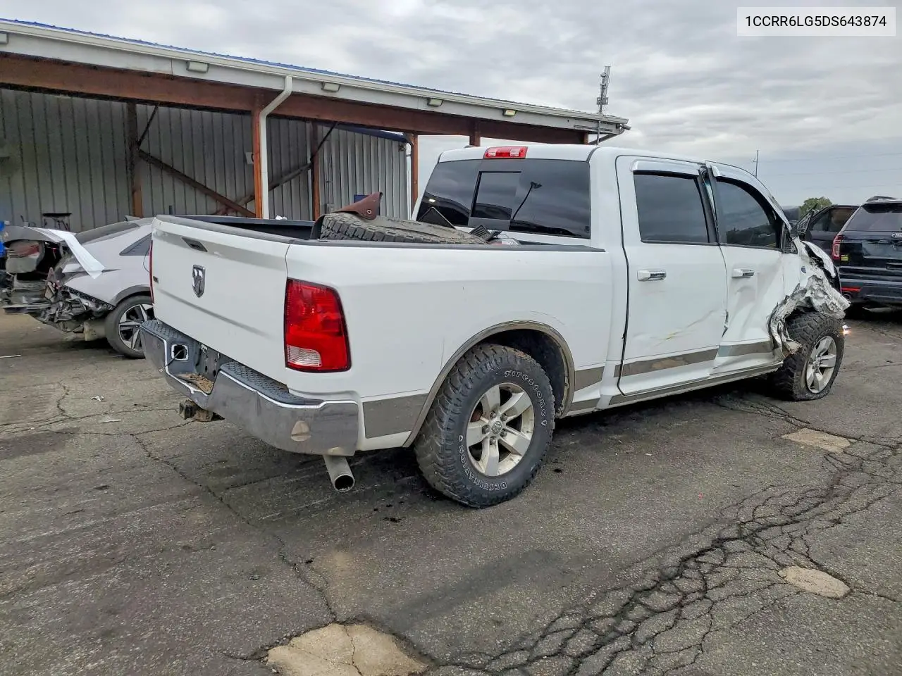 2013 DODGE RAM VIN 1C6RR6LG5DS643874 — фото 3