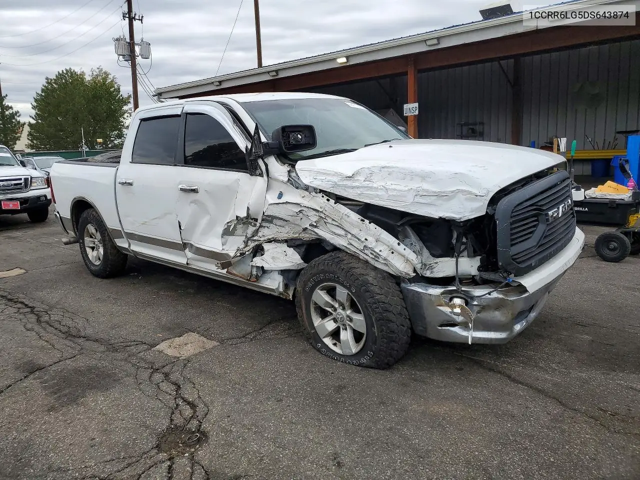 2013 DODGE RAM VIN 1C6RR6LG5DS643874 — фото 4