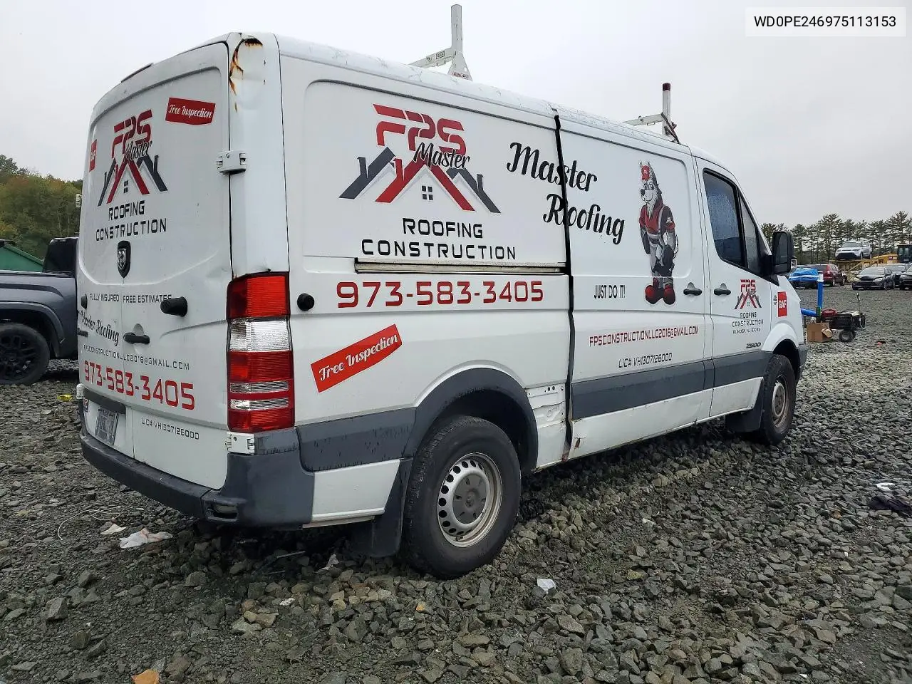 2007 DODGE SPRINTER VIN WD0PE246975113153 — фото 3